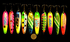 Iscas de pesca downrigger novas 3 3/4" colheres de pesca truta salmão Walleye comprar usado  Enviando para Brazil