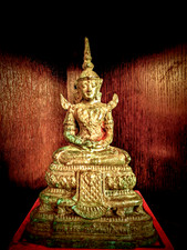 Bronze thai buddha for sale  MANCHESTER