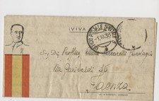 Lettera viaggiata guerra usato  Latina