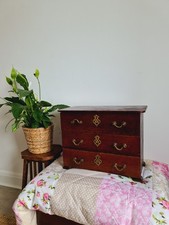 Antique wooden chest for sale  OXFORD