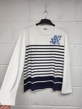 Damart white navy for sale  POOLE
