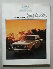 Volvo 244 brochure for sale  BOURNE