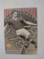 1997 Futera Manchester United cartão de futebol Dennis VIOLLET - cartão 85 quase perfeito/perfeito comprar usado  Enviando para Brazil