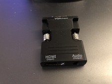 Adaptador VGA para HDMI Full HD 1080P conversor de áudio e vídeo laptop PC para TV HDTV AV comprar usado  Enviando para Brazil