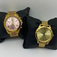 Dois MICHAEL KORS MODELOS SORTIDOS Relógio Feminino de Aço Inoxidável Tom Dourado comprar usado  Enviando para Brazil