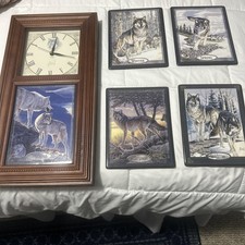 Relógio de parede Bradford Exchange All Agnew Seasons of the Wolf - 4 estações /natal comprar usado Relógio de parede Bradford Exchange All Agnew Seasons of the Wolf - 4 estações /natal comprar usado  Enviando para Brazil