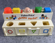 1974 Fisher-Price Toys Shape Sorter Little People z 4 blokami na sprzedaż  Wysyłka do Poland