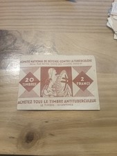 Carnet timbres antituberculeux d'occasion  Avion