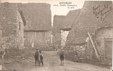 Cpa animée auvergne d'occasion  Le Mans