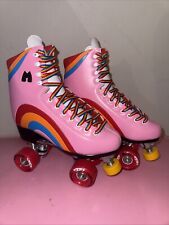 Patins Moxi Rainbow Rider rosa tamanho 8, serve para mulheres 8🩷Novo 🌈, usado comprar usado  Enviando para Brazil