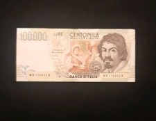 Cartamoneta lire 100.000 usato  Catania