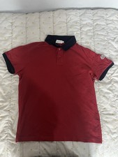 Moncler polo red for sale  LOUGHTON