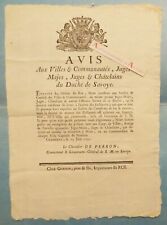 Affiche 1791 chevalier d'occasion  Rillieux-la-Pape