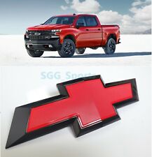 Emblema de grade dianteira gravata borboleta Chevrolet Silverado 1500 preto vermelho brilhante 2019-2021, usado comprar usado  Enviando para Brazil