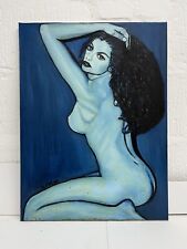 Blue canvas oil for sale  LONDON