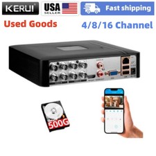 Usado, DVR de segurança universal 4/8CH 4 em 1 gravador + kits de câmera de vigilância 500GHDD  comprar usado  Enviando para Brazil
