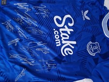 Everton team signed for sale  ARDROSSAN