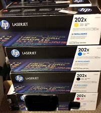 Usado, HP 202X genuíno fabricante de equipamento original 4 conjuntos completos/16 cartuchos de toner vazios virgem frete grátis comprar usado  Enviando para Brazil