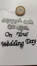 Wedding day metal for sale  MANCHESTER