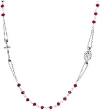 Collana rosario girocollo usato  Roma