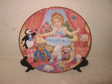 Child ballerina plate for sale  WELLINGBOROUGH