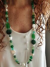 Collana lunga donna usato  Italia