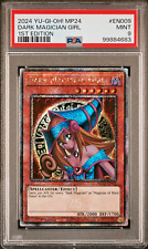 PSA 9 English YU-GI-OH Card Dark Magician Girl MP24-EN009 QCR 1st Edition MINT segunda mano  Embacar hacia Argentina