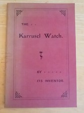 Karrusel watch inventor for sale  CIRENCESTER