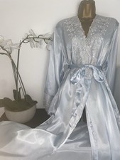 Beautiful blue satin for sale  NOTTINGHAM