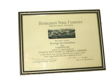 Vintage framed certificate for sale  Oakland