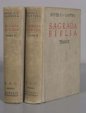 Sagrada Biblia. BOVER-CANTERA. 1947. 2 TOMOS. BAC                , usado comprar usado  Enviando para Brazil
