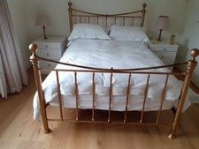 Bedstead antique brass for sale  CHELMSFORD