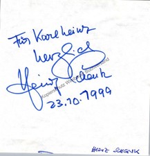 Riginal autogramm heinz gebraucht kaufen  Dortmund