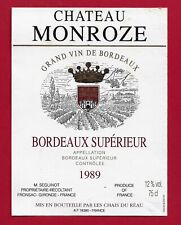 Etiquette bordeaux supérieur d'occasion  Albertville