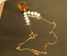 Collier jaune 18k d'occasion  Vernon