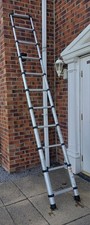 Aluminium telescopic rung for sale  BARNARD CASTLE