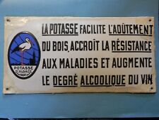 Plaque émaillée potasse d'occasion  Clermont-Ferrand-