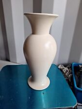 cream ceramic vase for sale  NEWBIGGIN-BY-THE-SEA