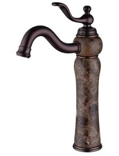 Usado, Torneira luxuosa de pedra para banheiro ouro rosa C12123HPS-FW europeia toda cobre natural comprar usado  Enviando para Brazil