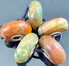 (Conjunto de 5) Kit de jaspe Picasso prata esterlina aposentado Trollbeads comprar usado (Conjunto de 5) Kit de jaspe Picasso prata esterlina aposentado Trollbeads comprar usado  Enviando para Brazil