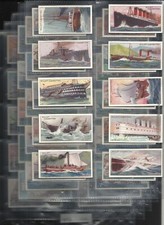 TC2) 114 anos ANTIGO PRÉ-GUERRA ORIGINAL 50 CARTÕES DE NAVIOS HISTÓRIA MARÍTIMA ANTIGA comprar usado  Enviando para Brazil