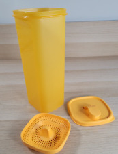 Usado, Jarro de suco de laranja vintage Tupperware Yellow Harvest ouro tampa de jarro de bebida 2L 5772A-2 comprar usado  Enviando para Brazil