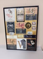 Framed wine labels for sale  Jacksboro