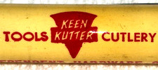 Lápis de Trabalho "KEEN KUTTER *Independent Hardware Co*Garden City, KS*Phone 3161" comprar usado  Enviando para Brazil