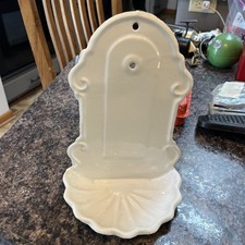 Saboneteira branca porcelana cerâmica suporte de parede vieira concha retrô comprar usado  Enviando para Brazil