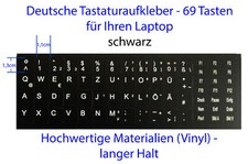Tastaturaufkleber deutsche deu gebraucht kaufen  Kropp