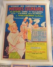 Affiche ancienne vallauris d'occasion  Carros