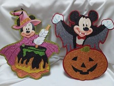 Usado, Contagem Mickula: Mickey/Minie Mouse Halloween Glitter Pendurado Decoração de Parede: Disney comprar usado  Enviando para Brazil