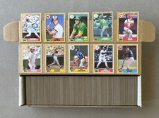 1986 1987 topps baseball set for sale  Lowell