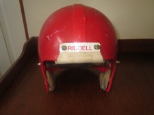 Usado, Capacete de futebol vintage Riddell 1976 Kra-Lite II vermelho com 2 máscaras faciais comprar usado  Enviando para Brazil